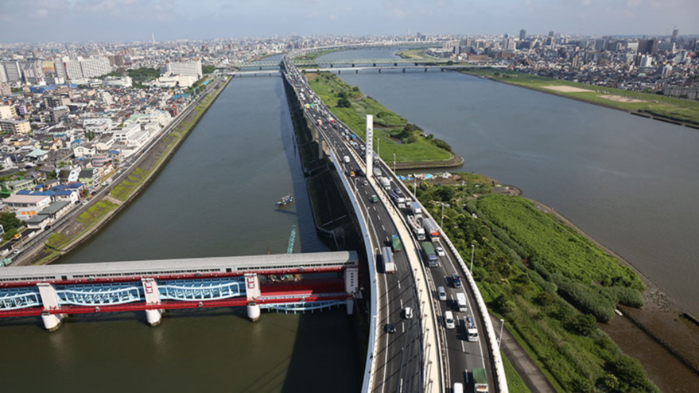 かつしかハープ橋 首都高を知る 楽しむ 首都高ドライバーズサイト