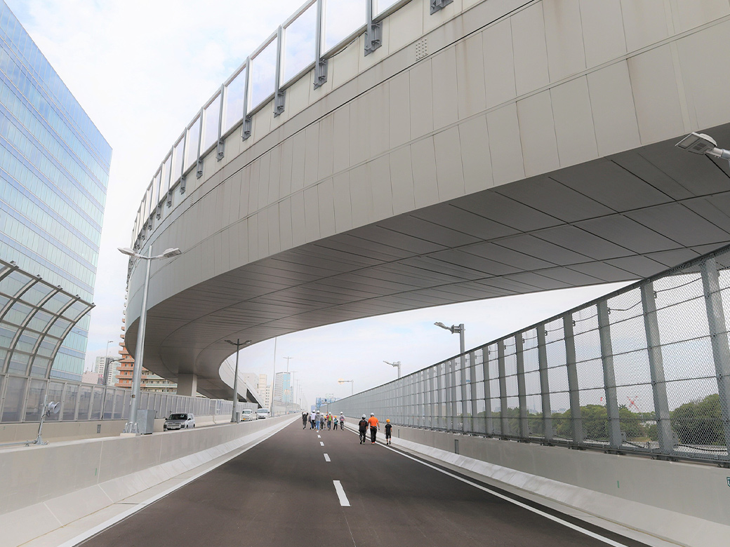 東品川・鮫洲更新事業でリニューアルした道路