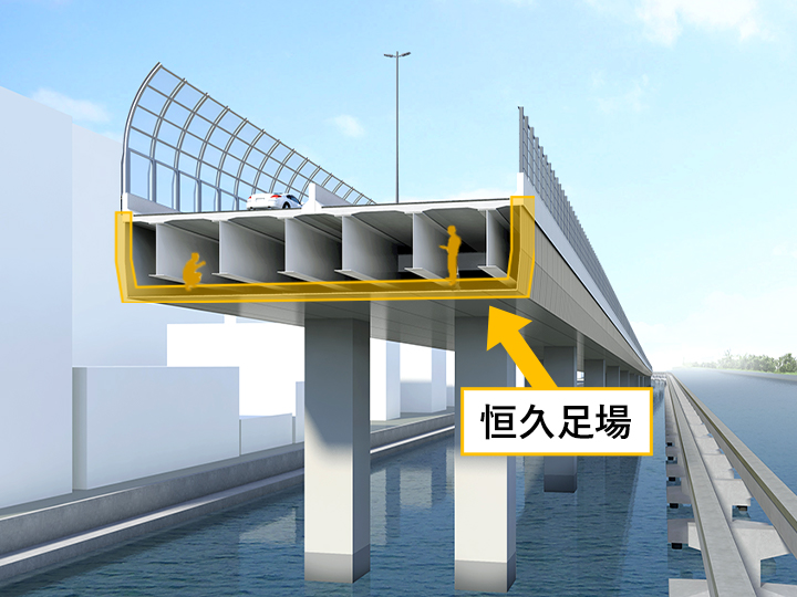 恒久足場イメージ図