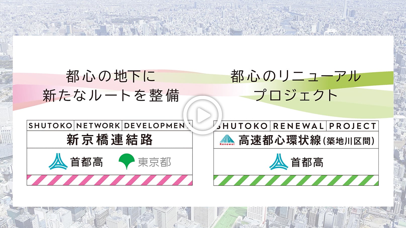 新京橋連結路・高速都心環状線(築地川区間) 事業概要動画