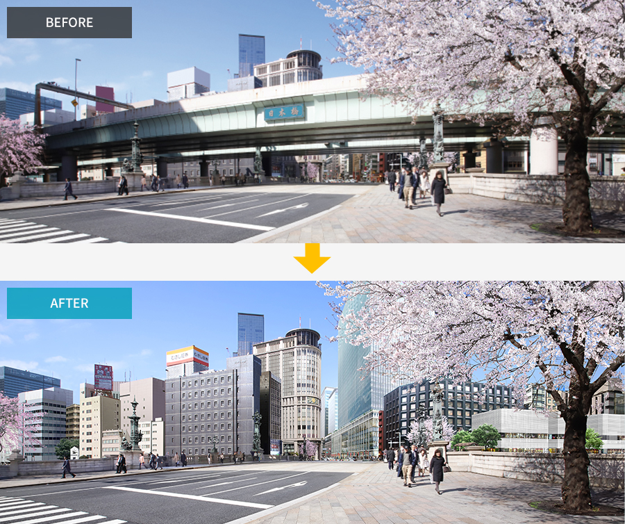Consideration for the cityscape Nihonbashi section 01